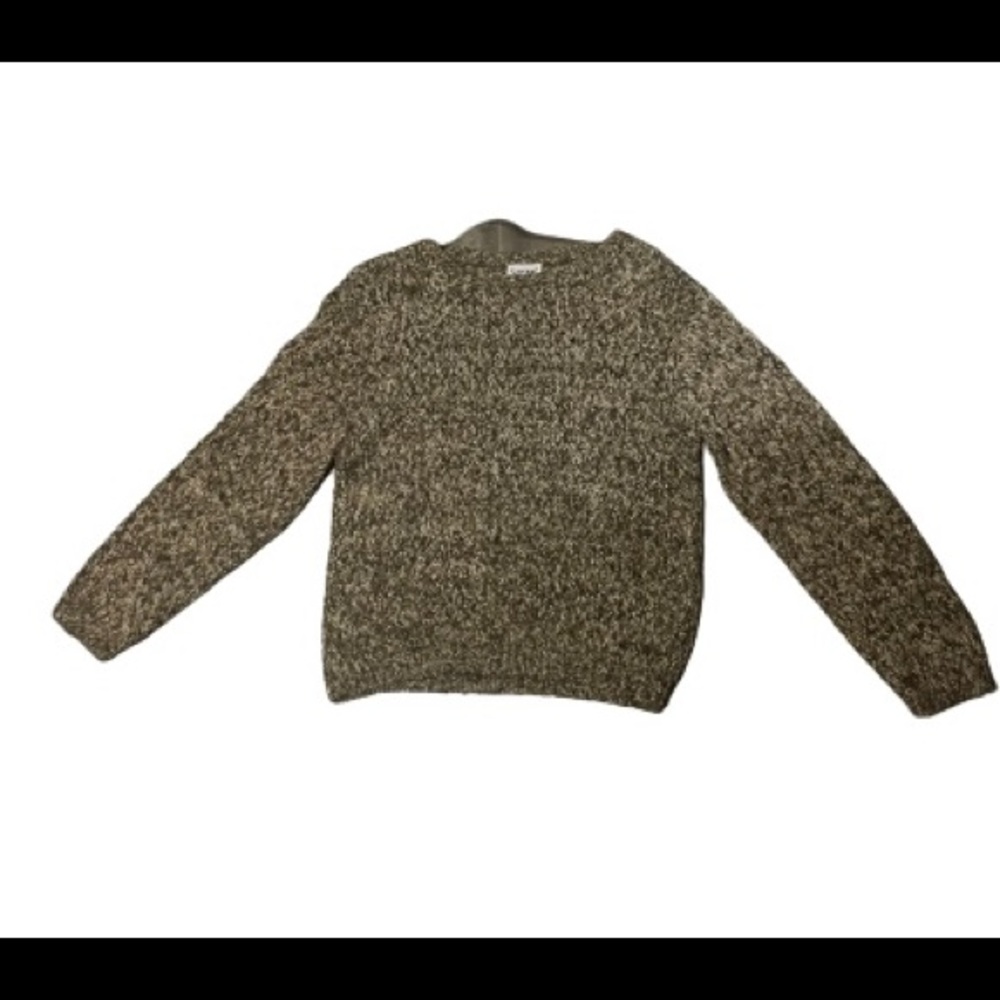•Vintage Brown Black Spotted Sweater
